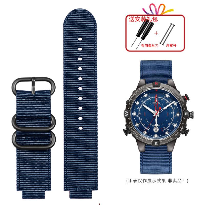 Hoge kwaliteit heren band accessoires 24x16mm Voor timex horlogeband heren tide kompas band T2N721 T2N720 nylon band