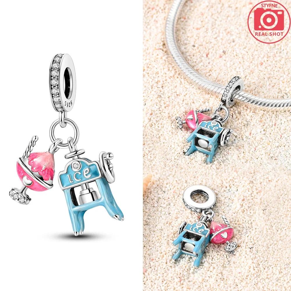 Classic Exquisite Original Charms Avocado Red Strawberry Cherry Pineapple Copper Beads Fit Bracelet Women Jewelry Diy Gifts