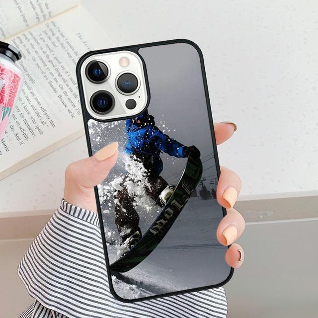 Cool Sports Snowboarding phone Case Cover For iPhone 17 Air 16 15 14 Plus apple 16 11 12 13 Pro Max coque