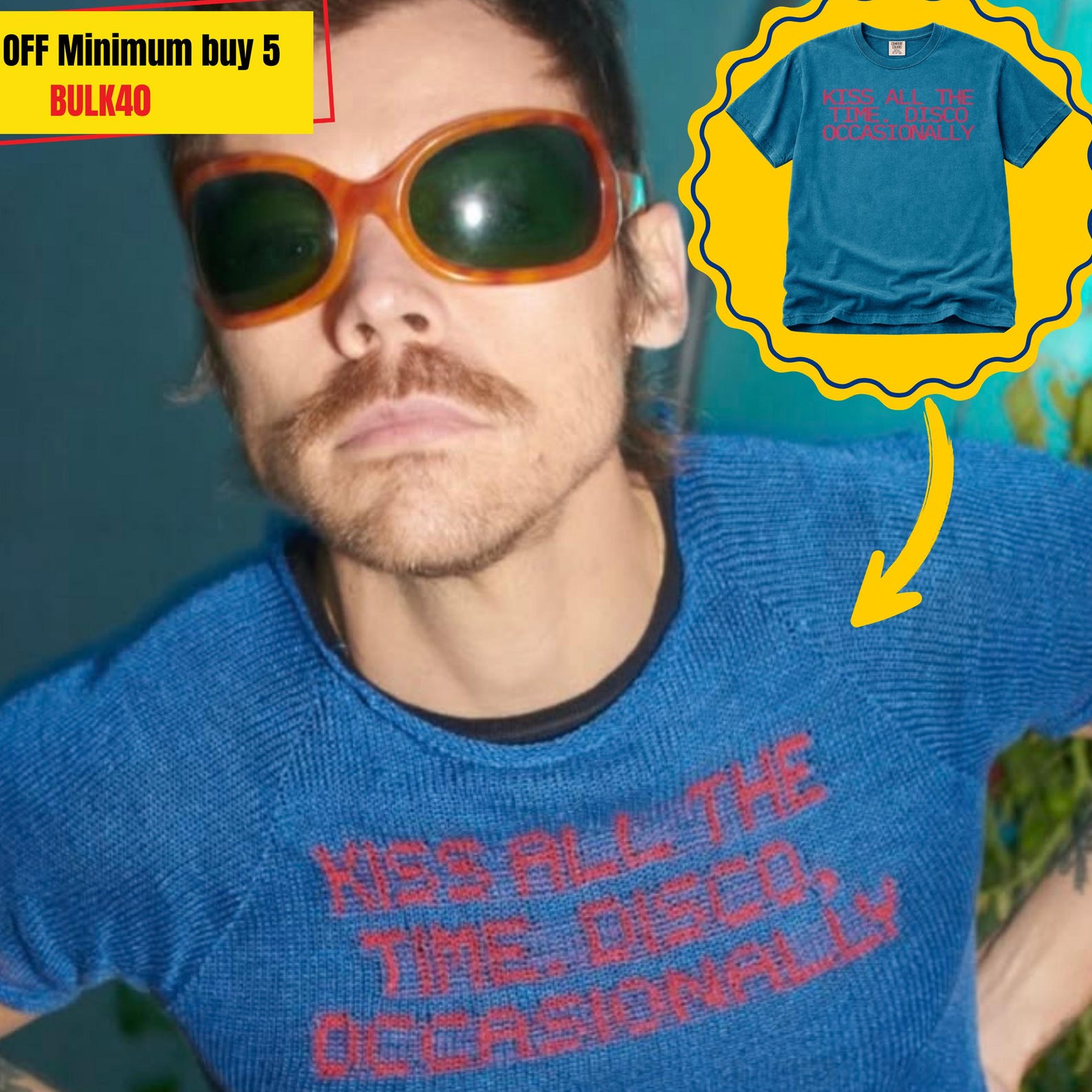 Harry Style Funny Tee, Kiss All The Time T-shirt, Harry Style Merch, Merch 2026 Harry Style, Vintage Oversized Shirt, Harry Style Fan Gift 4XL
