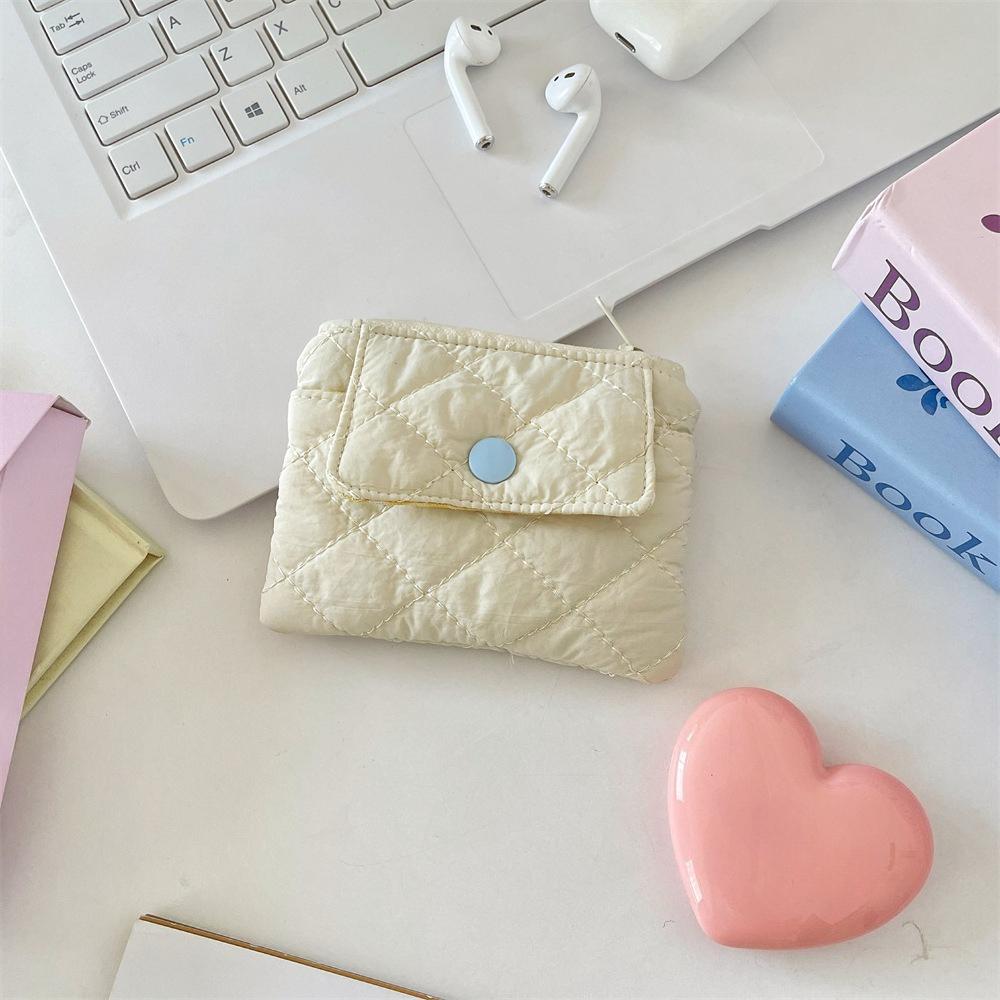Cute Mini Coin Purse Simple Zipper Kid Storage Pouch Money Pocket Solid Color Coin Key Bag Women Men Cute Wallet Mini Purse