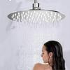 New ModelsRainfall Shower Head, 20cm Round 304 Stainless Steel Shower Head With Anti-blocking Silica Gel