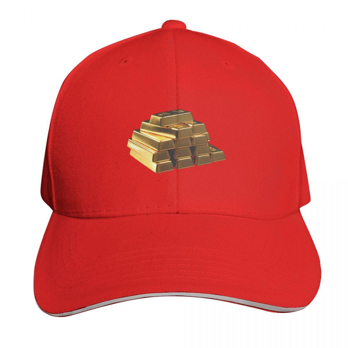 Gold Bars Stack Baseball Cap Visor Trucker Hat Dropshipping Anime Womens Beach Outlet Unisexs