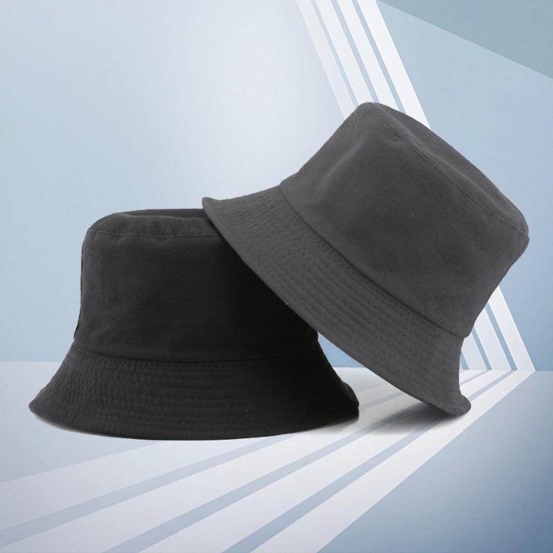 Double-sided Bucket Hat Embroidery Trendy Brand Street Hat Fashion Versatile Couple Sunshade Basin Hat Men