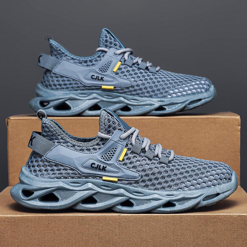 2025 new summer mesh breathable hollow thin men's shoes fashion sports casual shoes versatile trendy brand Internet celebrity shoes