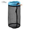 1Pcs Outdoor Ultralight Mesh Storage Bag For Sports Camping Drawstring Storage Pack Hiking Travel Tools Compression Bags