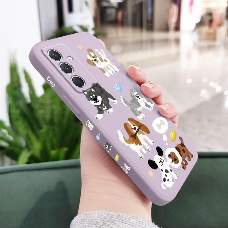 

Chalk Drawing Dog Phone Case For Samsung Galaxy A56 A36 A26 A17 A16 A07 A06 A55 A35 A25 A15 A05 A54 A34 A24 A14 A04 4G 5G Cover Samsung A34 5G