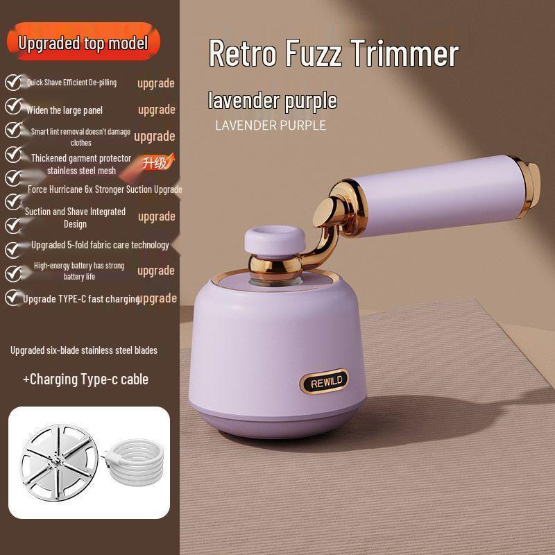 Rechargeable Digital Fabric Shaver with Display