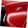 DONFAMDS 2 Paare Karosserieaufkleber Italienische Flagge Aufkleber Autoemblem Auto De Italien Aufkleber