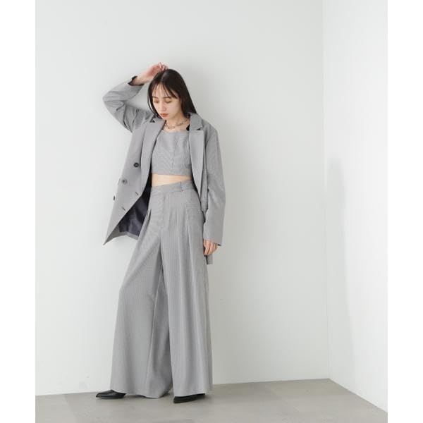 [JILL by JILL STUART] Featured in sweet magazine: Three-piece suit jacket. Web-exclusive color: Ecru.