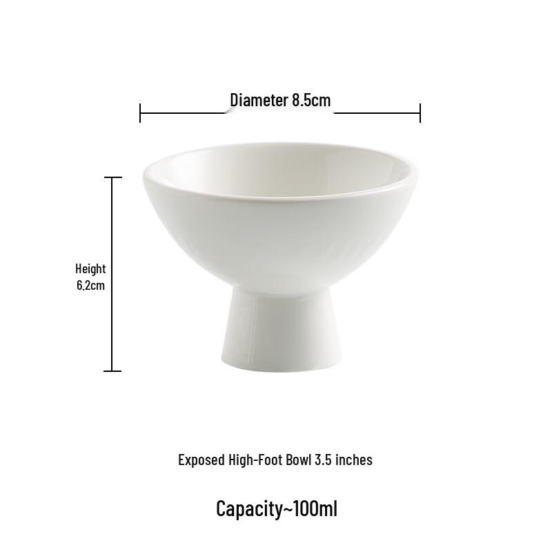 Di Rui En Ceramic High-Foot Bowls