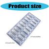 18 Slot Mold for Chocolates Jellies Food Grade Plastic Polycarbonate Candy Mould for Baking Enthusiasts Kitchen Tool