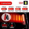 1-6packs LED Bike Bicycle Taillight Cycling Rear Safety Warning USB Rechargeable