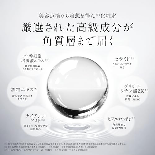 BimoRa Lotion and Emulsion Set, Human Stem Cell Skincare, Acne, Pore Care, Sensitive Skin, Dry Skin, Anti-Aging Care, Moisturizing, Sake Lees Extract,