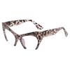 Trendy Cat Eye Anti-Blue Light Irregular Eyeglasses: European & American Fashion Style