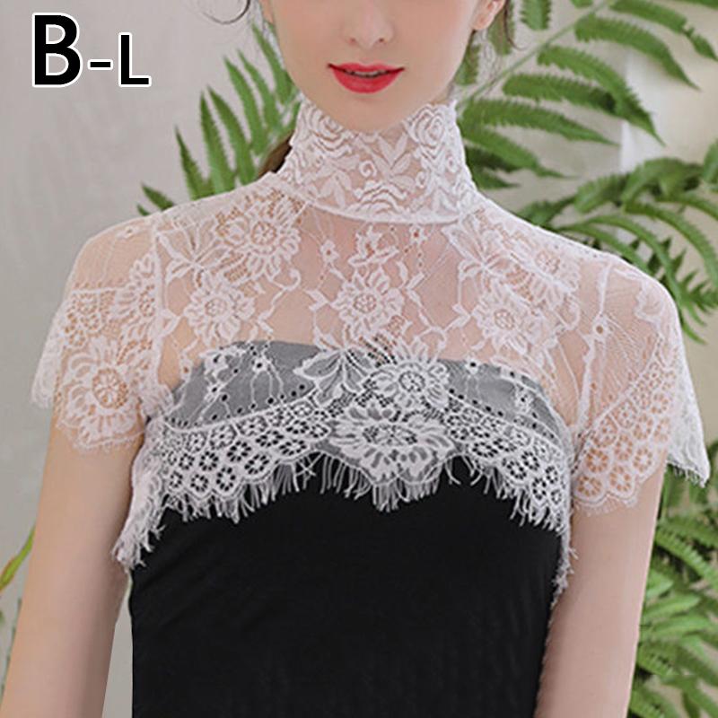 トップス jnhearts Lace Collar blouse 61GXRqrVoFL._SY350_QL65_.jpg