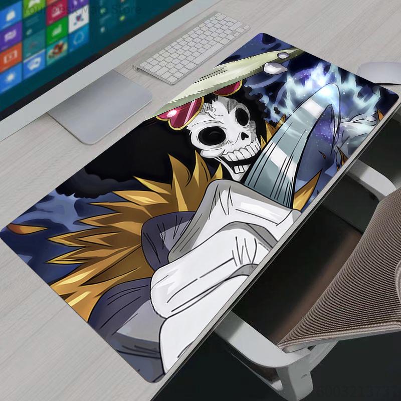 Boys Gaming Mouse Pad Gamer Home Computer HD Mousepad XXL One Piece Luffy Cool Keyboard Pad Non-Slip Office Leather Mouse Mats