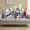 Anime D-Dandadan Cushion Cover Multi-Scene Pillow Cover for Home & Car - Reversible, Soft & Durable for Daily Use