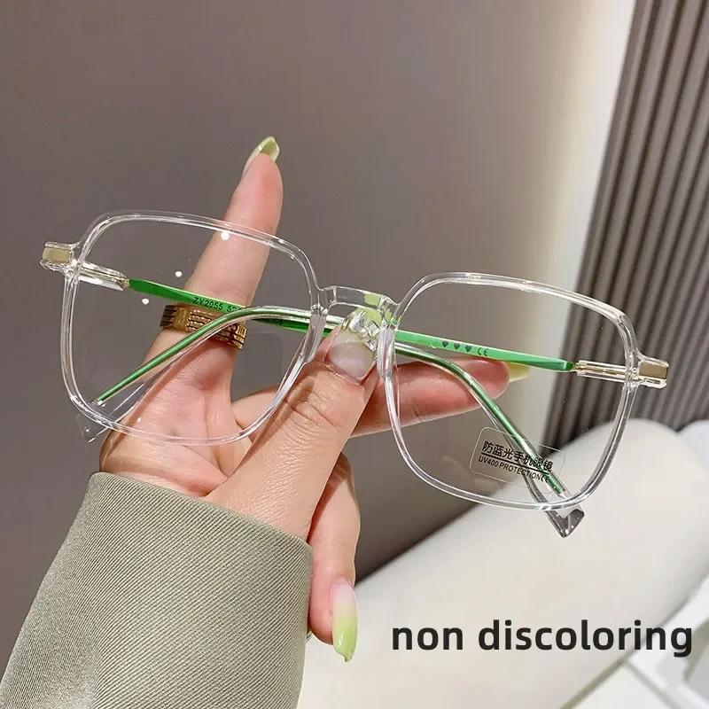 Nový styl brýlí s fotochromatickou krátkozrakostí Muži Ženy Brýle se změnou barvy Sluneční brýle proti UV záření Luxusní brýle pro krátkozraké 0~-6,0