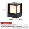 Minimalist Solar Waterproof Outdoor Gate Post Light for Gardens and Courtyards