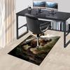 1PC Tyrannosaurus rex, prehistoric landscape Non-Slip Floor Carpet Compatible for Office&Living Room&Bedroom&Dining room - Flat - Weave MachineS038