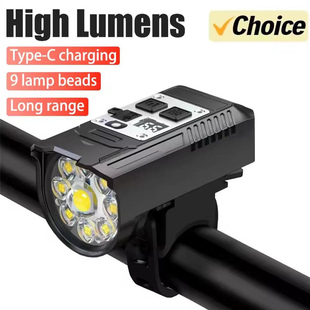 LED Fiets Voorlamp Hoge Helderheid Fiets Zaklamp Dubbele Lichtbron Fiets Veiligheidslamp Fiets Koplamp Fietsaccessoires