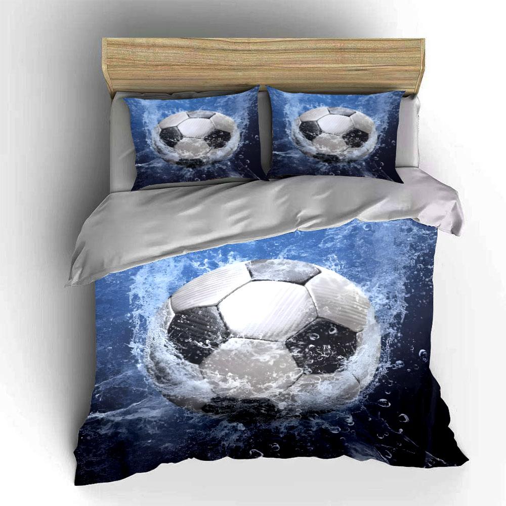Waterproof Soccer Ball Set Outdoor Multiple Sizes Kid'S And Adults' Bedroom Exquisite 3Pc Bedding Set, Gift