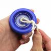 Spin Gear zertifizierter Muku Top, Kreisel zum Werfen mit 1 Schnur (Klares PC)