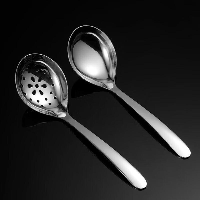 304 Stainless Steel Soup Ladle & Colander Set
