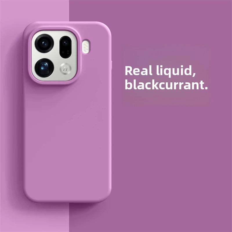 Custodia per Telefono per Oppo Find X9 Pro Lusso Silicone Morbido Liquido Sensazione Confortevole Copertura Interna in Floccato per Find X8 X9Pro 5G Bumper