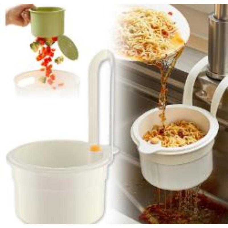 Household Cleaning Vegetable Washing Basin Hanging Sink Drain Basket Kitchen Food Residue Filter Sink Storage Rack