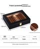 Qie Long Portable Large Capacity Cedar Wood Cigar Humidor Box