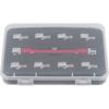 Motorcycle Spoke Wrench Set, CNC 5.0-6.8mm, 93mm/3.7in for Most Bikes(Red)