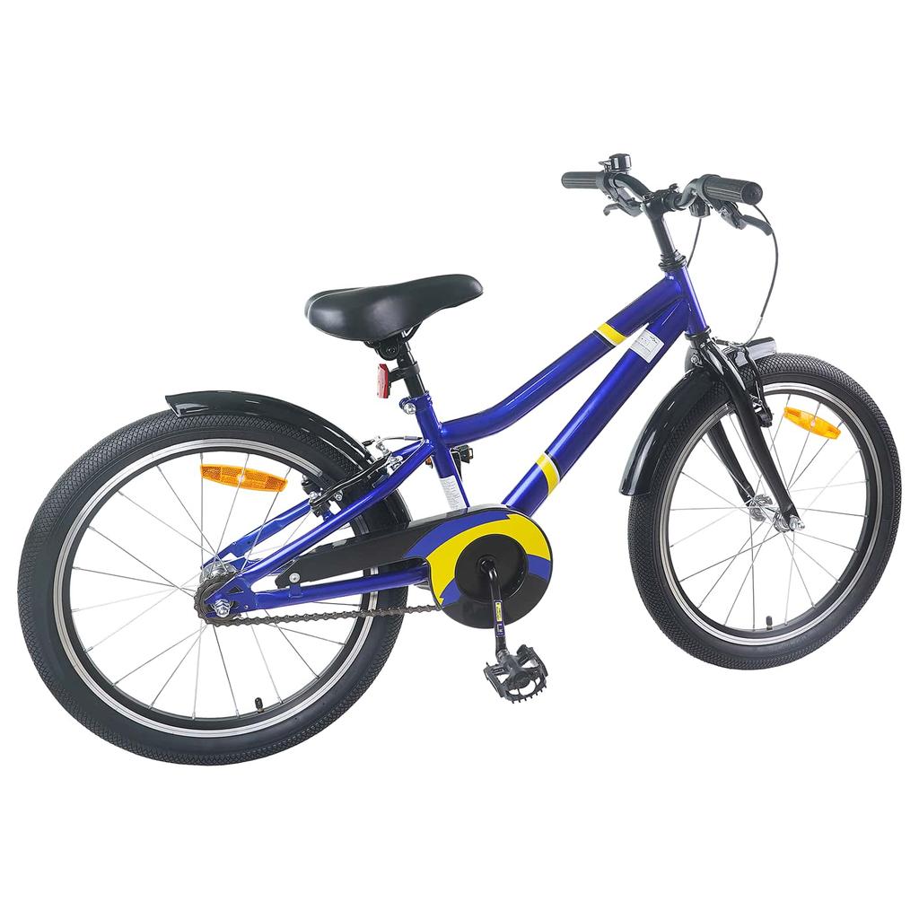 Bicicletă pentru Copii 22 Inch pentru Vârstele 7-12 Albastru și Negru
