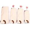 4pcs Waterproof PU Golf Headcovers Cute Cartoon Cat #1 #3 #5 UT Golf Club Protector