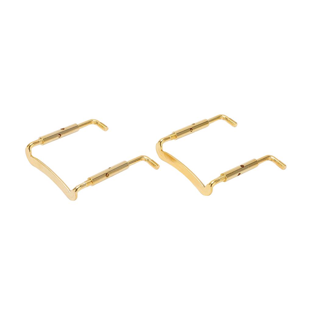 2PCS 4 4 Violin Chinrest Screws Chin Rest Metal Clamp Fittings Stringed Instrument Parts