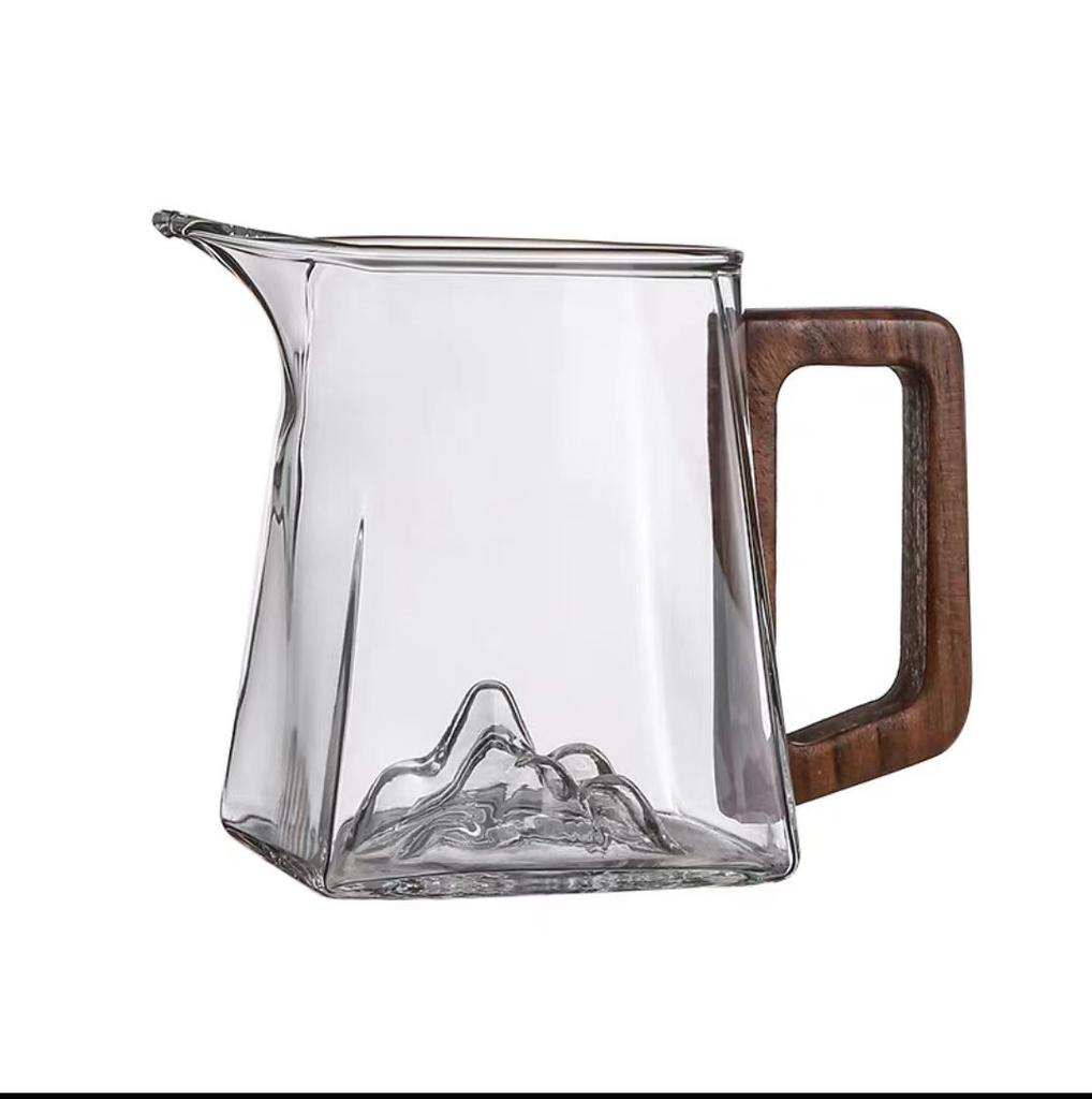 Glass Fair Mountain View Thickened Heat-resistant High Temperature-resistant Male Cup Tea Set Making Accessories Teapots Teaware