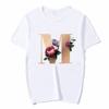 Summer A To Z 26 Alphabet Print Tshirt Cartoon Tees Women Streetwear Funny Casual T