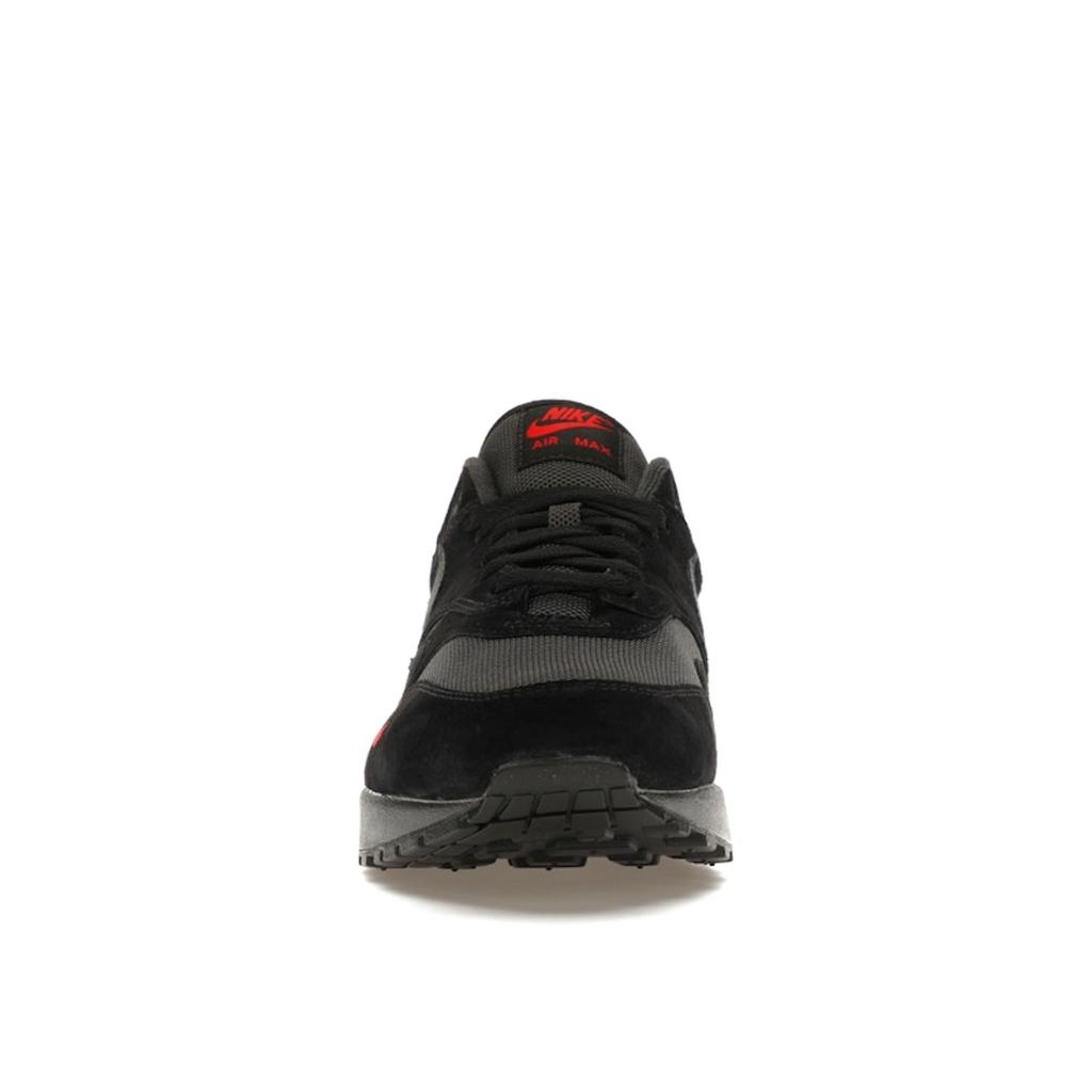 Nike Air Max 1 Schwarz University Rot Herren Sneaker Anthrazit FV6910-001