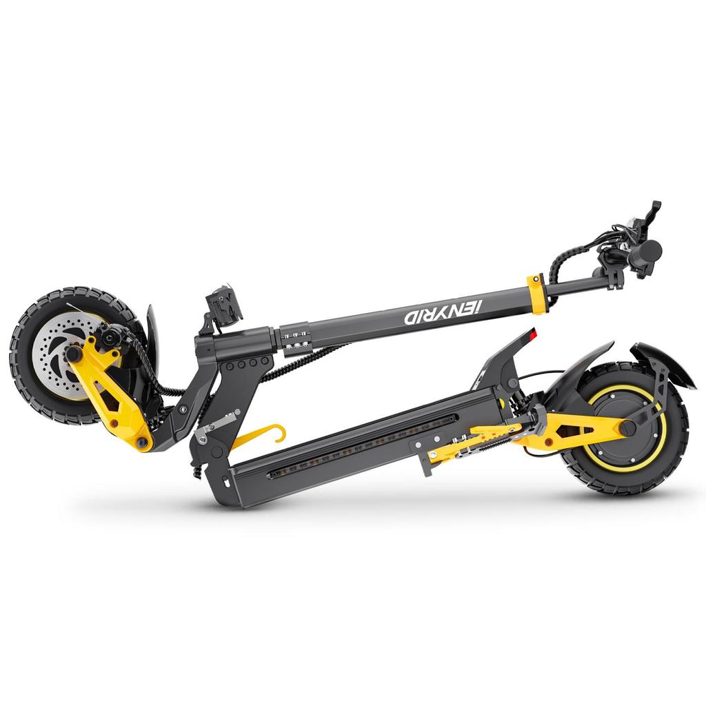 IENYRID IE-ES1 All-Terrain Folding Electric Scooter 1200W*2 Dual Motor 48V20Ah Battery City EScooter 10 Inch Off-Road Tires Adult E-Scooter