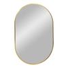 Mirror - EBUY24 - Madrid - 50x80 Cm - Brass - Rectangular - Contemporary