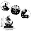 Custom Fairy Mushroom Garden Address Sign Metal Plate Outdoor Decor