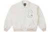 Baseball Jacket Women's Milk White 10027242-A02