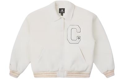 Baseball Jacket Women's Milk White 10027242-A02