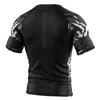 Rashguard Extreme Hobby Krótki Rękaw Czarna Pantera Czarno-Biały L