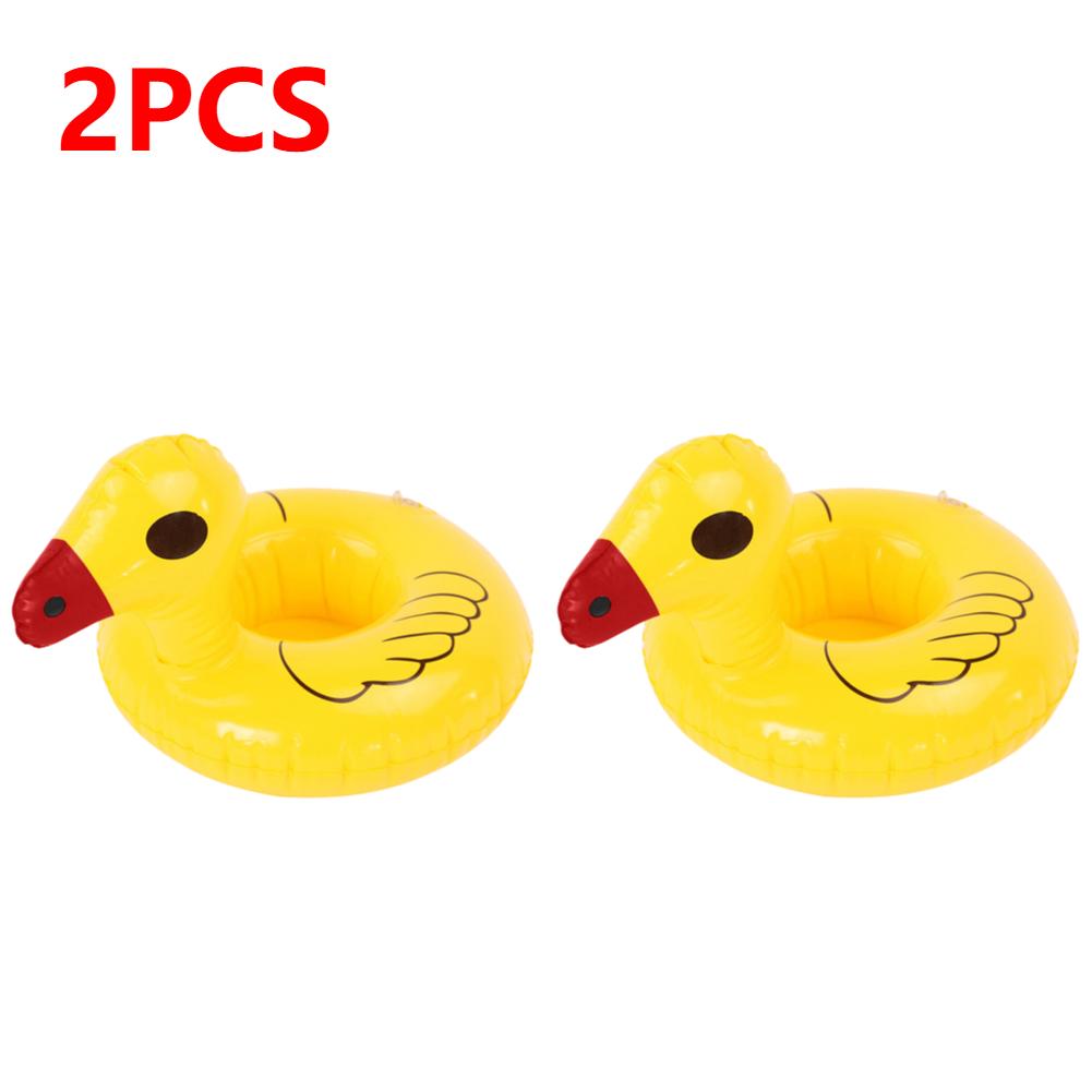 1-5PCS Inflatable Cup Holder Coconut Tree Style Inflatable Drink Coasters Cup Holder Float Cup Stand Pool Accessories