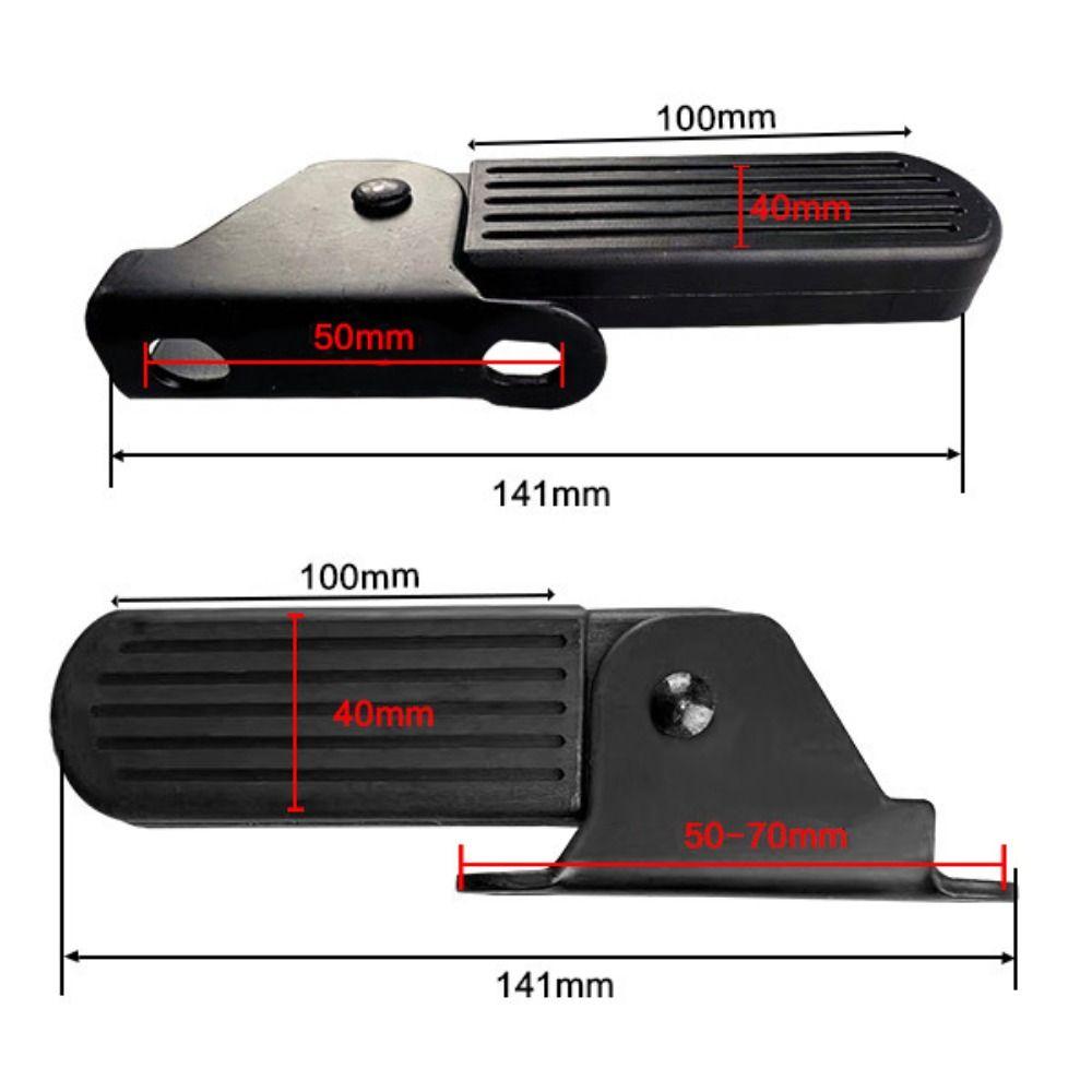 1 Pair Standard Electric Vehicle Rear Foot Pedals For Electric Bicycle Modification