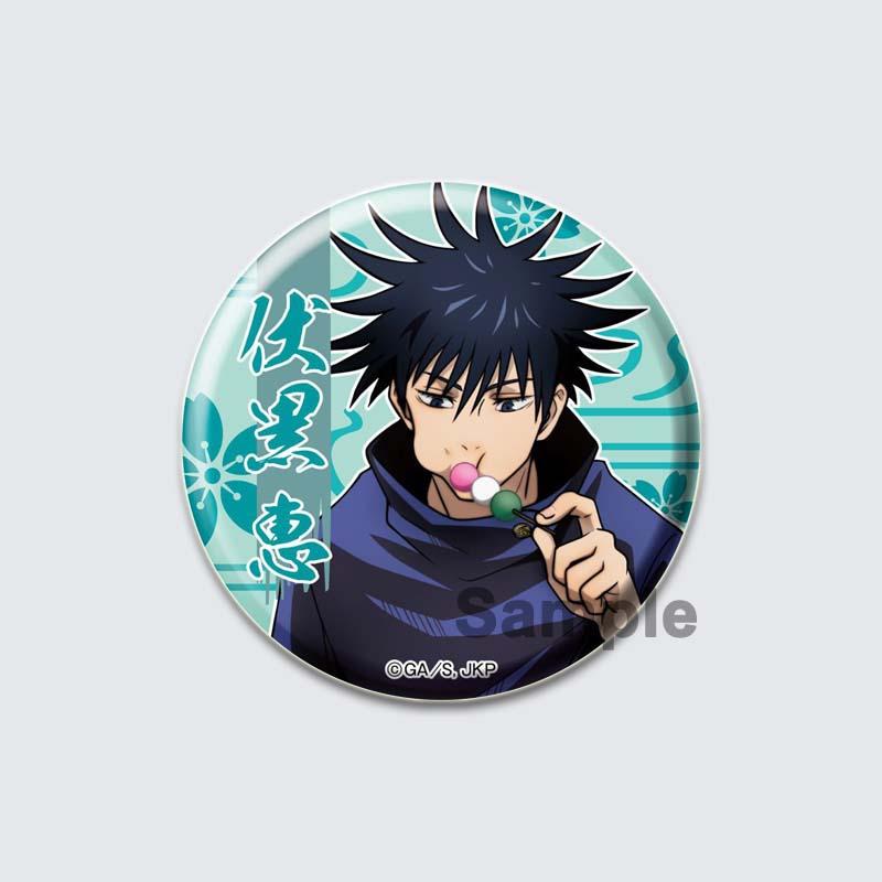 32/44/58mm Anime Jujutsu Kaisen Insigna Figura Gojo Satoru Yuji Itadori Desene animat rotund Ace lucrate manual DIY Rucsac Guler Brosa Accesorii