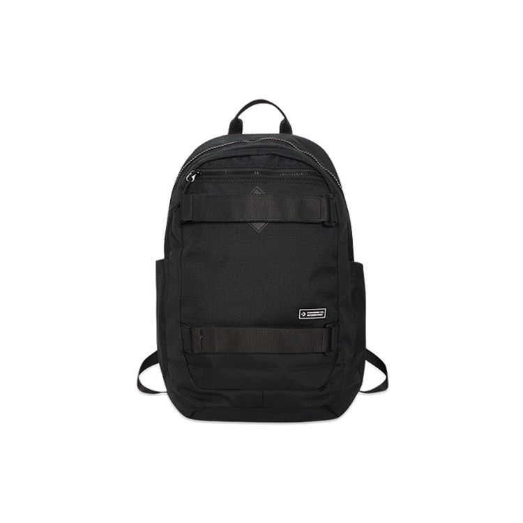 Converse Utility Large Capacity Student Practical Polyester Backpack Unisex Backpack Black 10022099-A01 Black