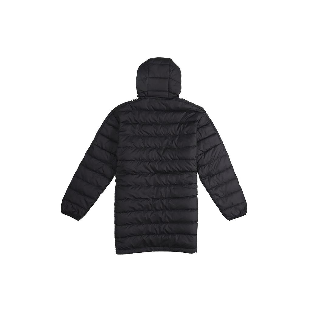 adidas Logo Print Casual Hooded Down Jacket Men Outerwear Black GH4604